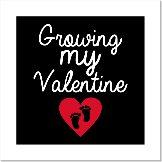 Growing My Valentine Wall Art by zeedot